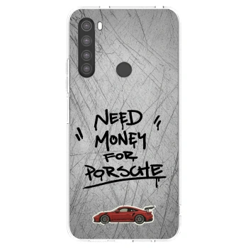 Picasee silikonski prozorni ovitek za Xiaomi Redmi Note 8 - Grey Drift