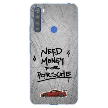 Picasee silikonski prozorni ovitek za Xiaomi Redmi Note 8T - Grey Drift