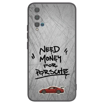 Picasee silikonski črni ovitek za Huawei Nova 5T - Grey Drift