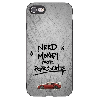 Picasee silikonski črni ovitek za Apple iPhone SE 2020 - Grey Drift