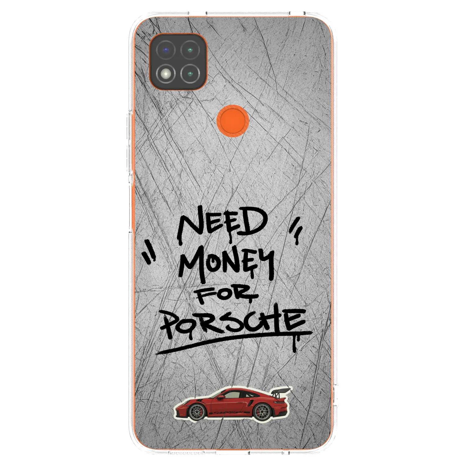 Picasee silikonski prozorni ovitek za Xiaomi Redmi 9C - Grey Drift
