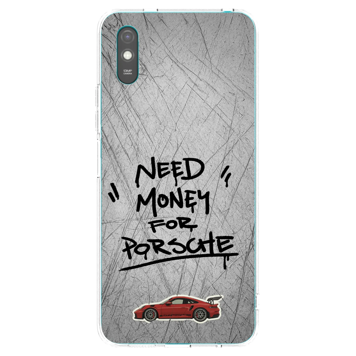 Picasee silikonski prozorni ovitek za Xiaomi Redmi 9A - Grey Drift