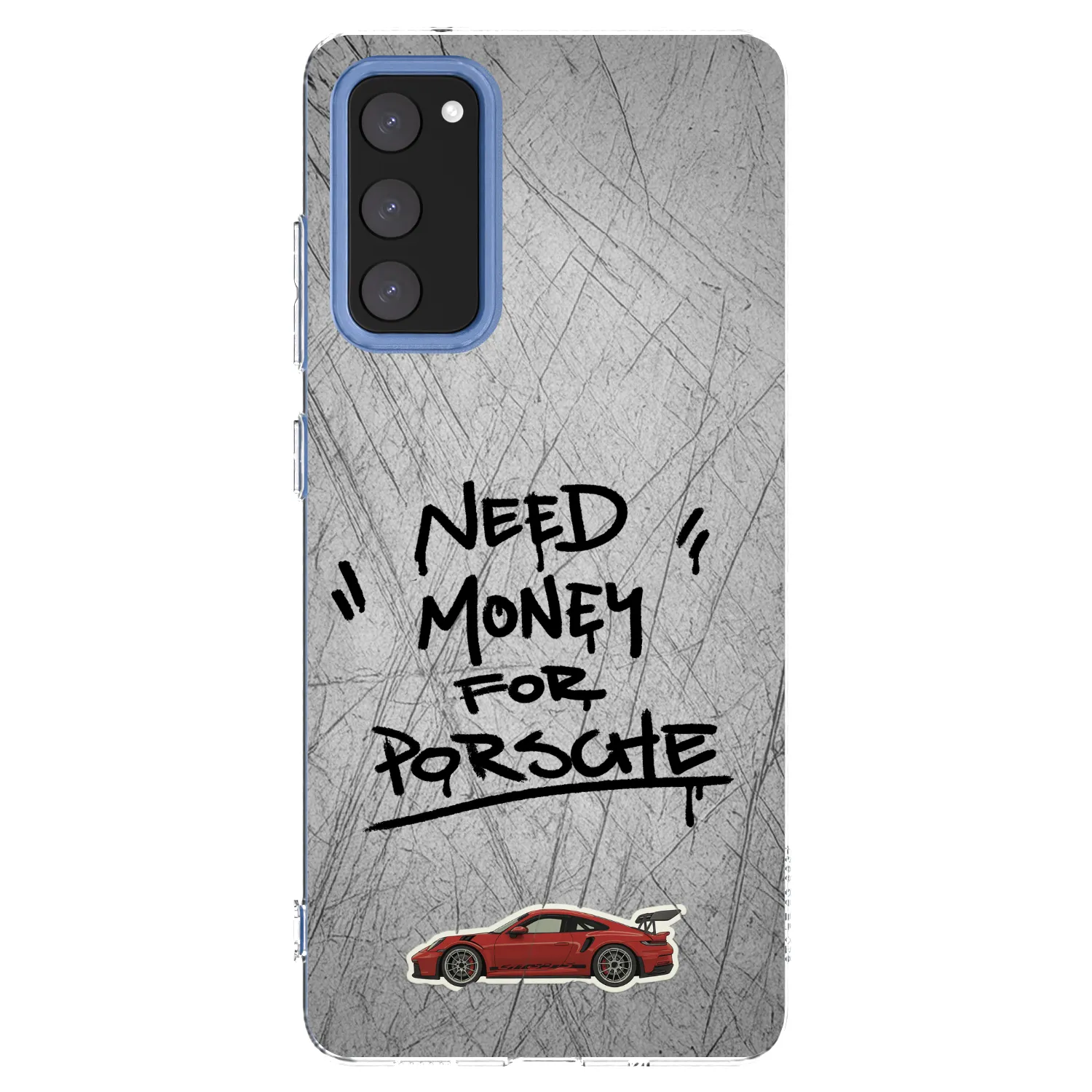 Picasee silikonski prozorni ovitek za Samsung Galaxy S20 FE - Grey Drift