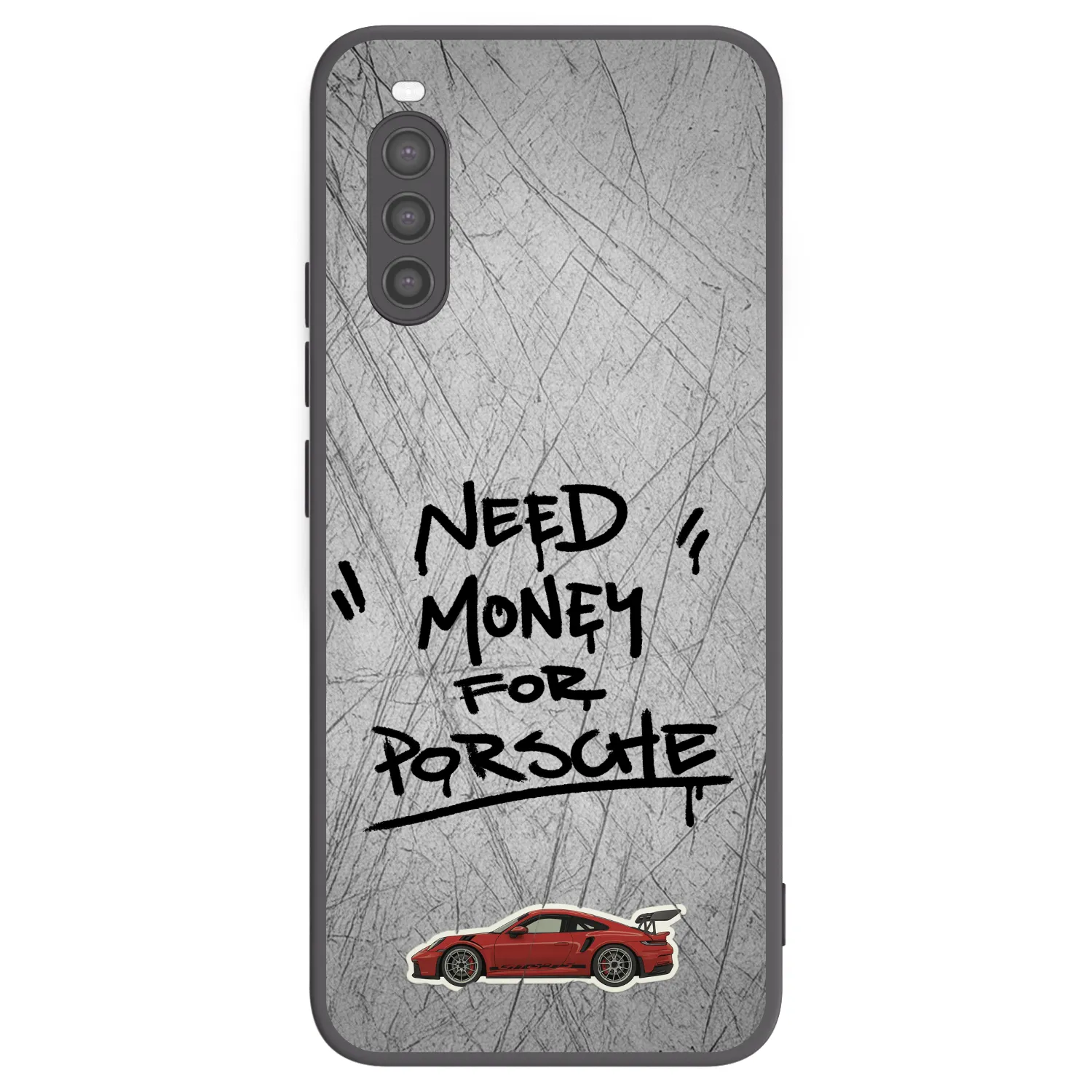 Picasee silikonski črni ovitek za Sony Xperia 10 II - Grey Drift