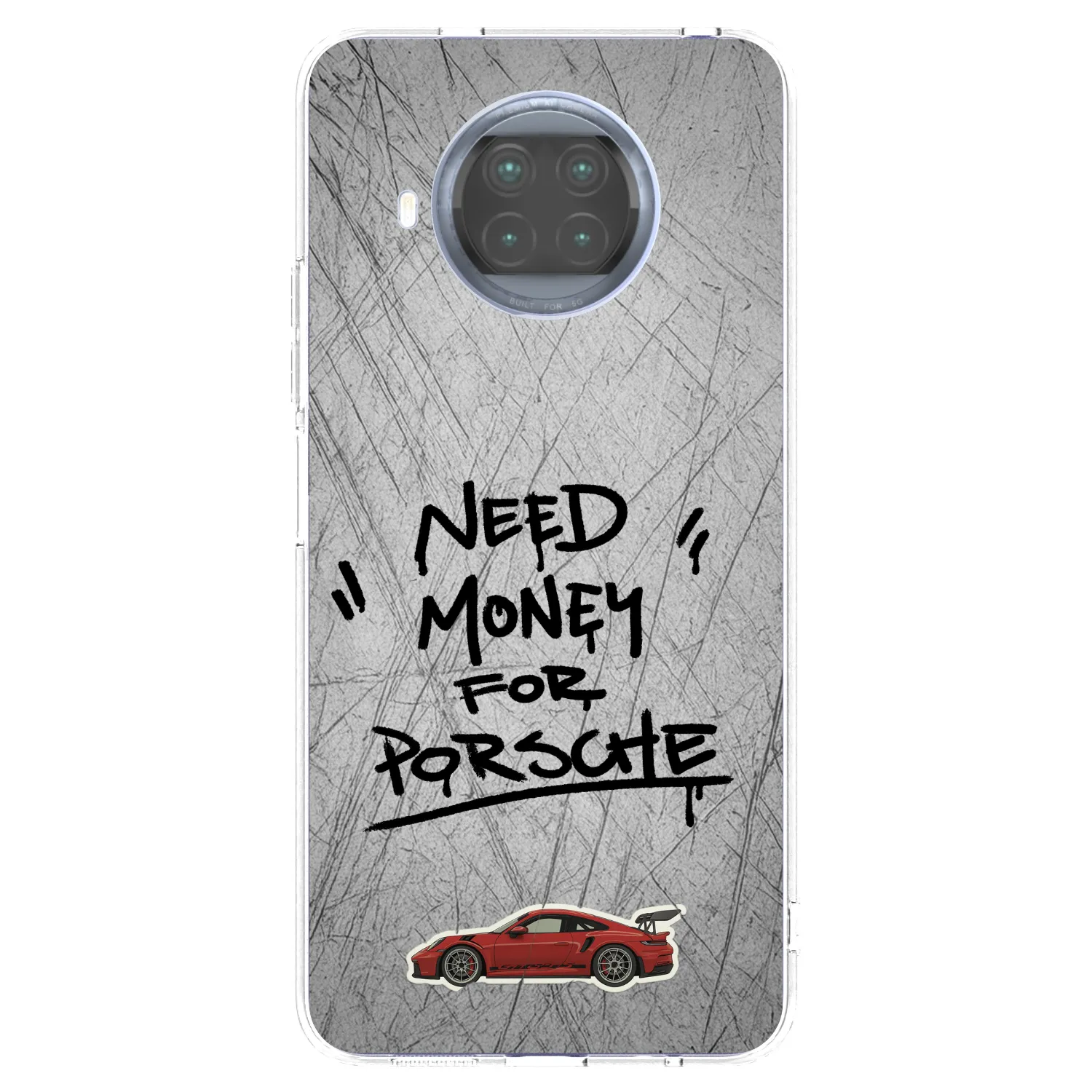 Picasee silikonski prozorni ovitek za Xiaomi Mi 10T Lite - Grey Drift
