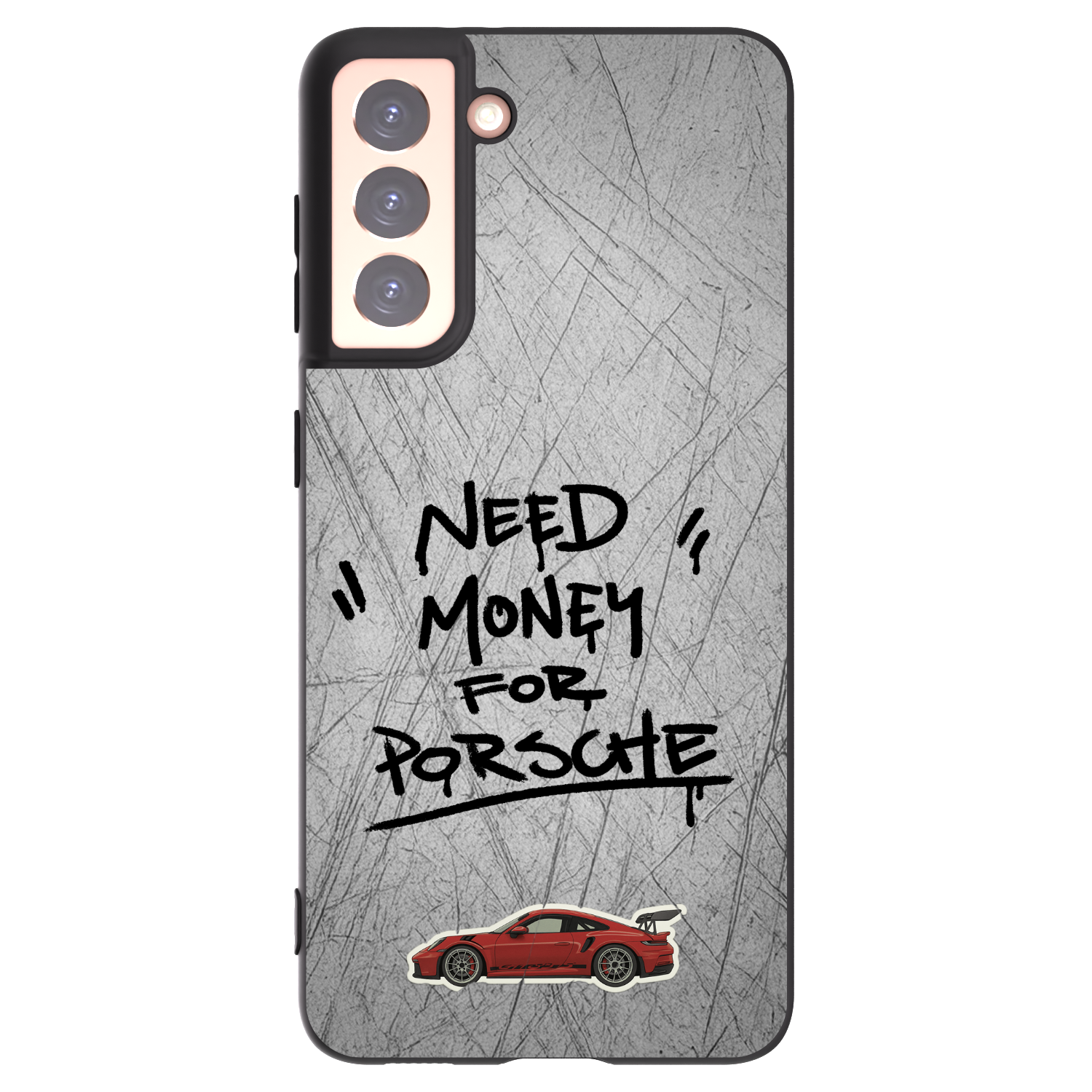 Picasee silikonski črni ovitek za Samsung Galaxy S21 5G G991B - Grey Drift