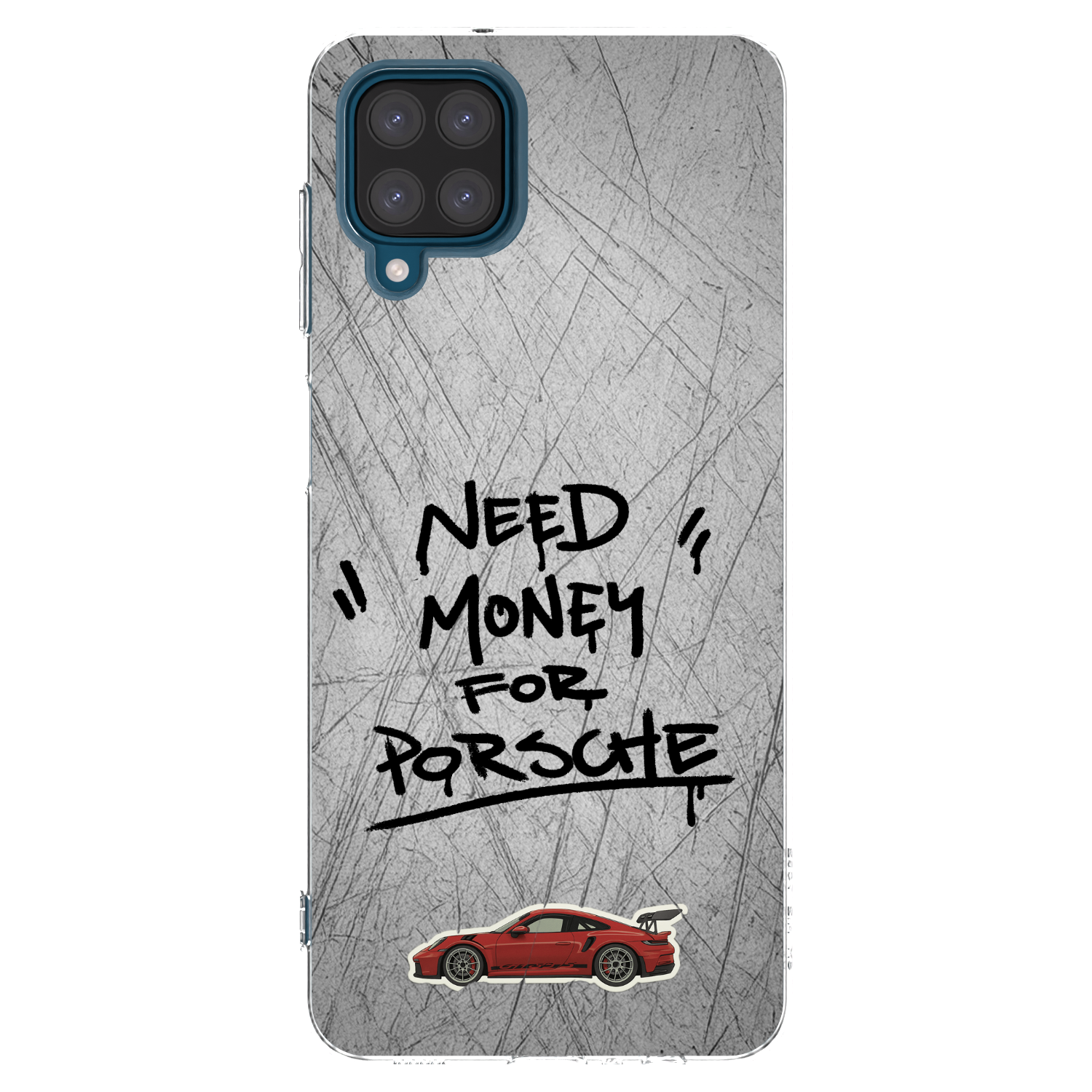 Picasee silikonski prozorni ovitek za Samsung Galaxy A12 A125F - Grey Drift