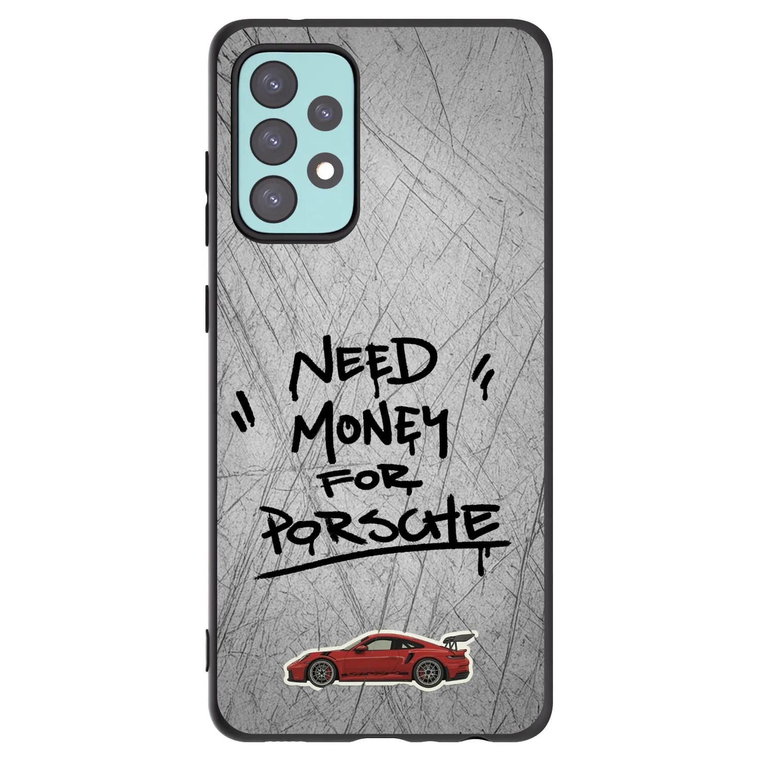 Picasee silikonski črni ovitek za Samsung Galaxy A72 A725F - Grey Drift