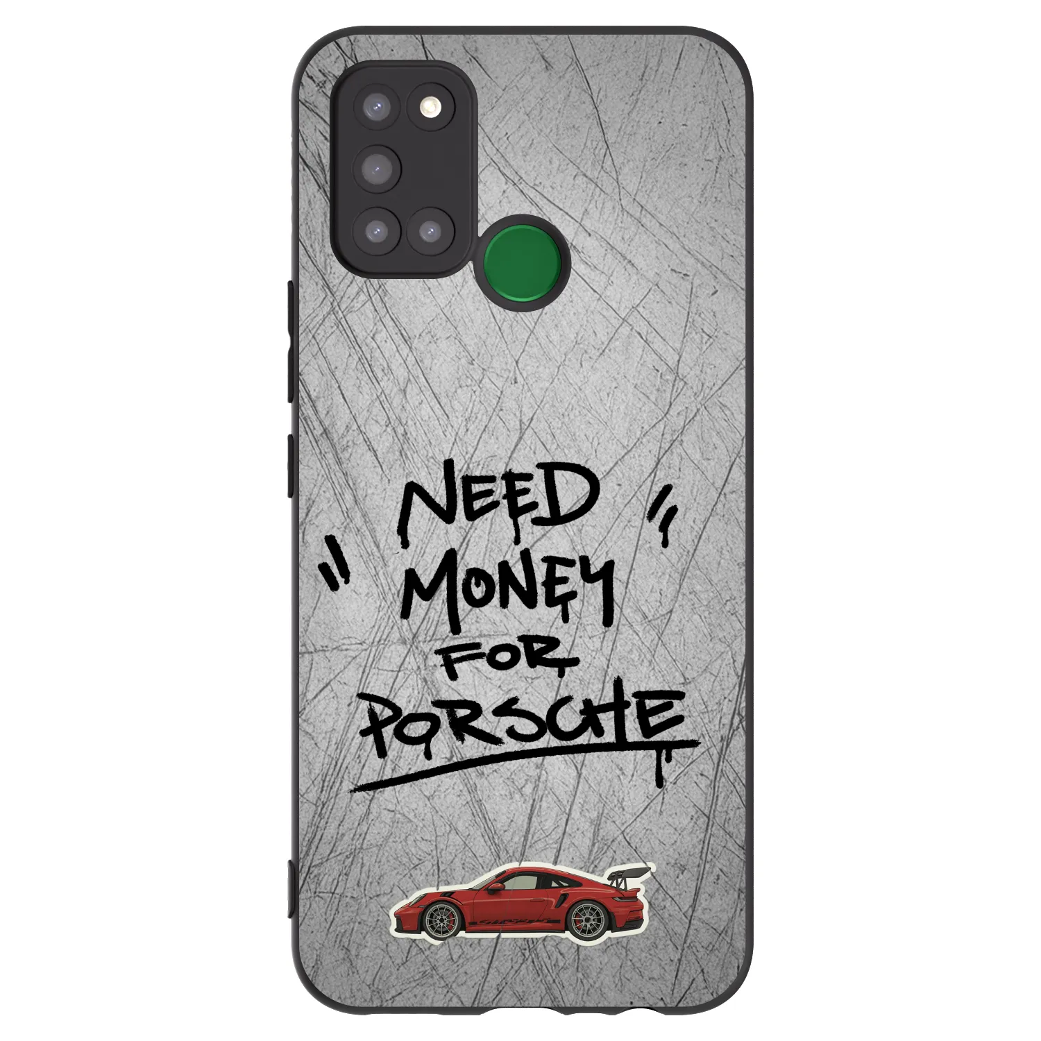 Picasee silikonski črni ovitek za Realme 7i - Grey Drift