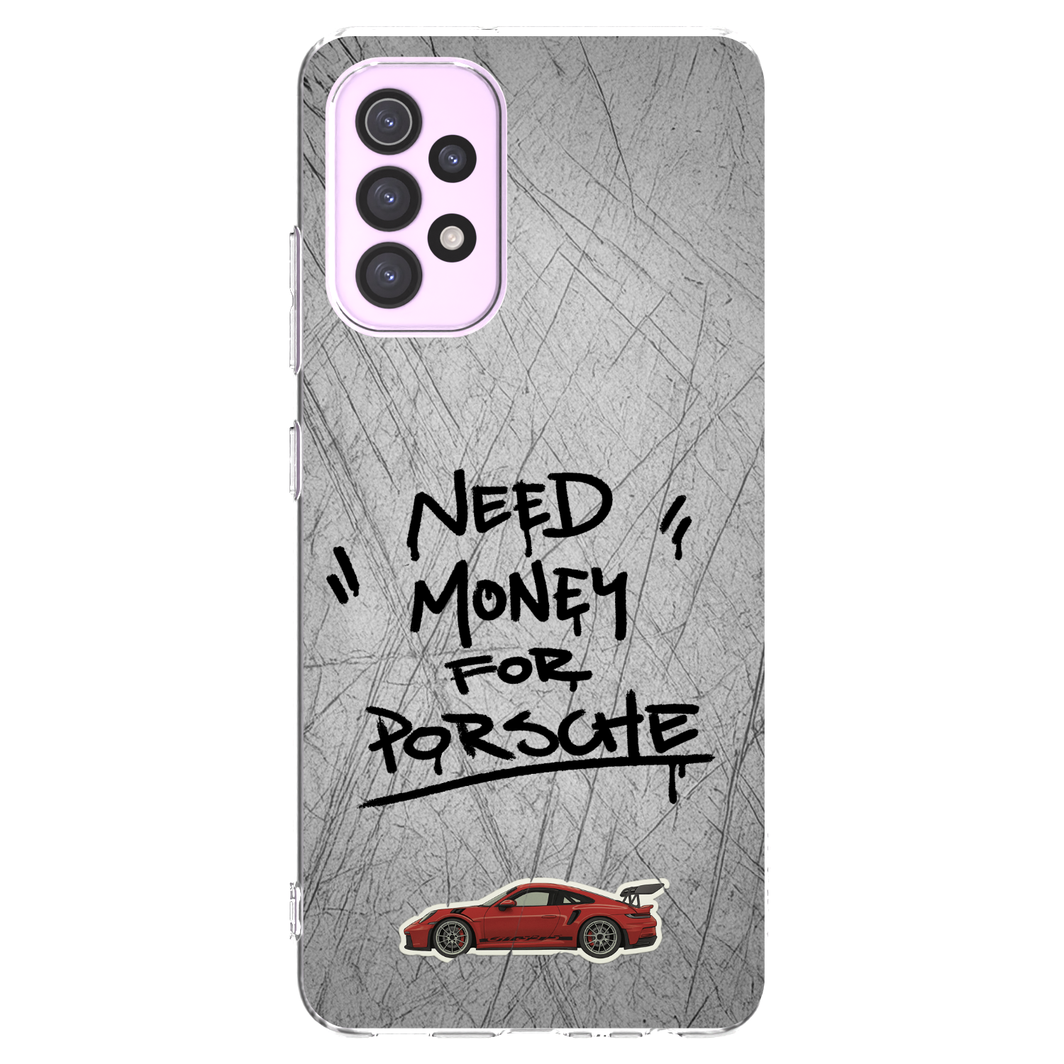 Picasee silikonski prozorni ovitek za Samsung Galaxy A32 5G A326B - Grey Drift