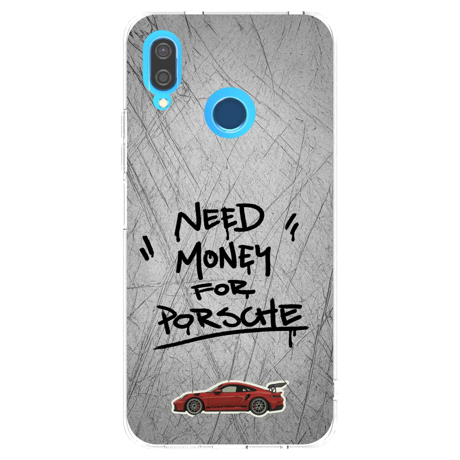 Picasee silikonski prozorni ovitek za Huawei P20 Lite - Grey Drift