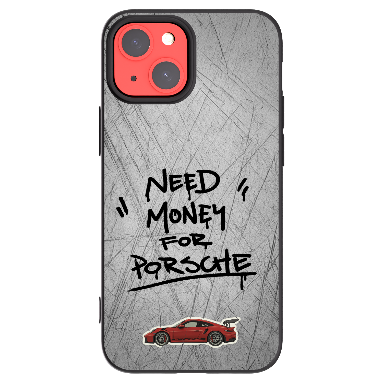 Picasee silikonski črni ovitek za Apple iPhone 13 mini - Grey Drift