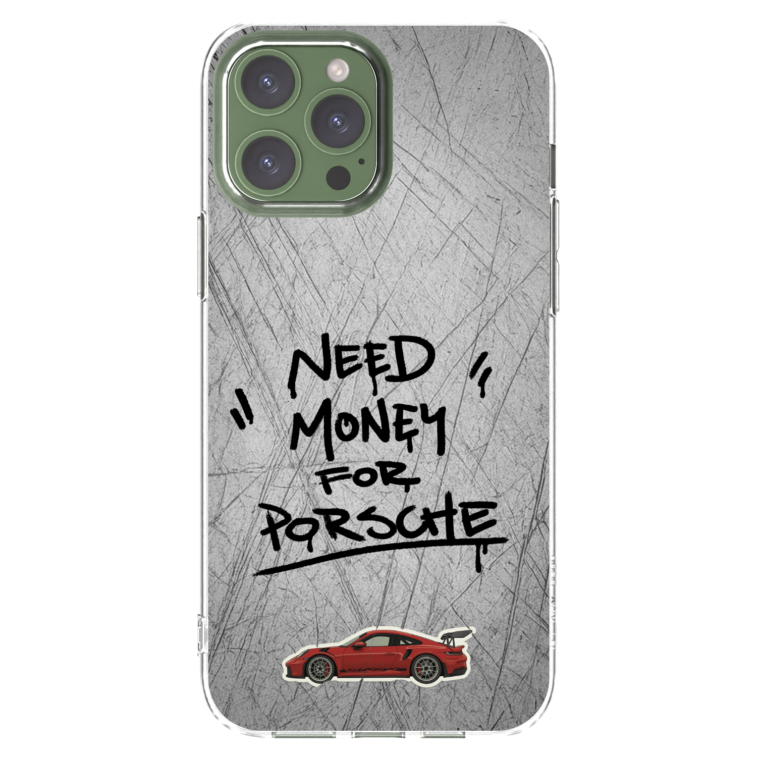 Picasee silikonski prozorni ovitek za Apple iPhone 13 Pro Max - Grey Drift