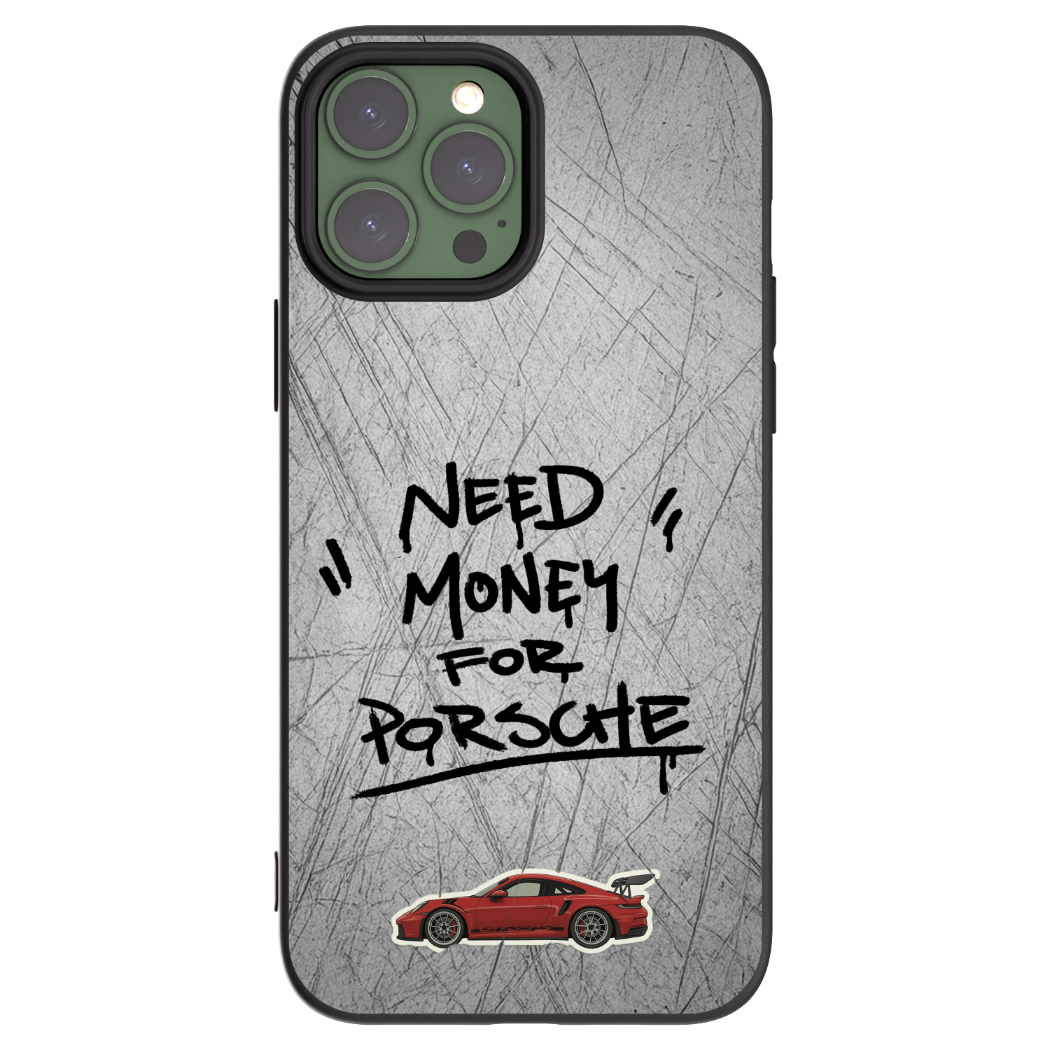 Picasee silikonski črni ovitek za Apple iPhone 13 Pro Max - Grey Drift