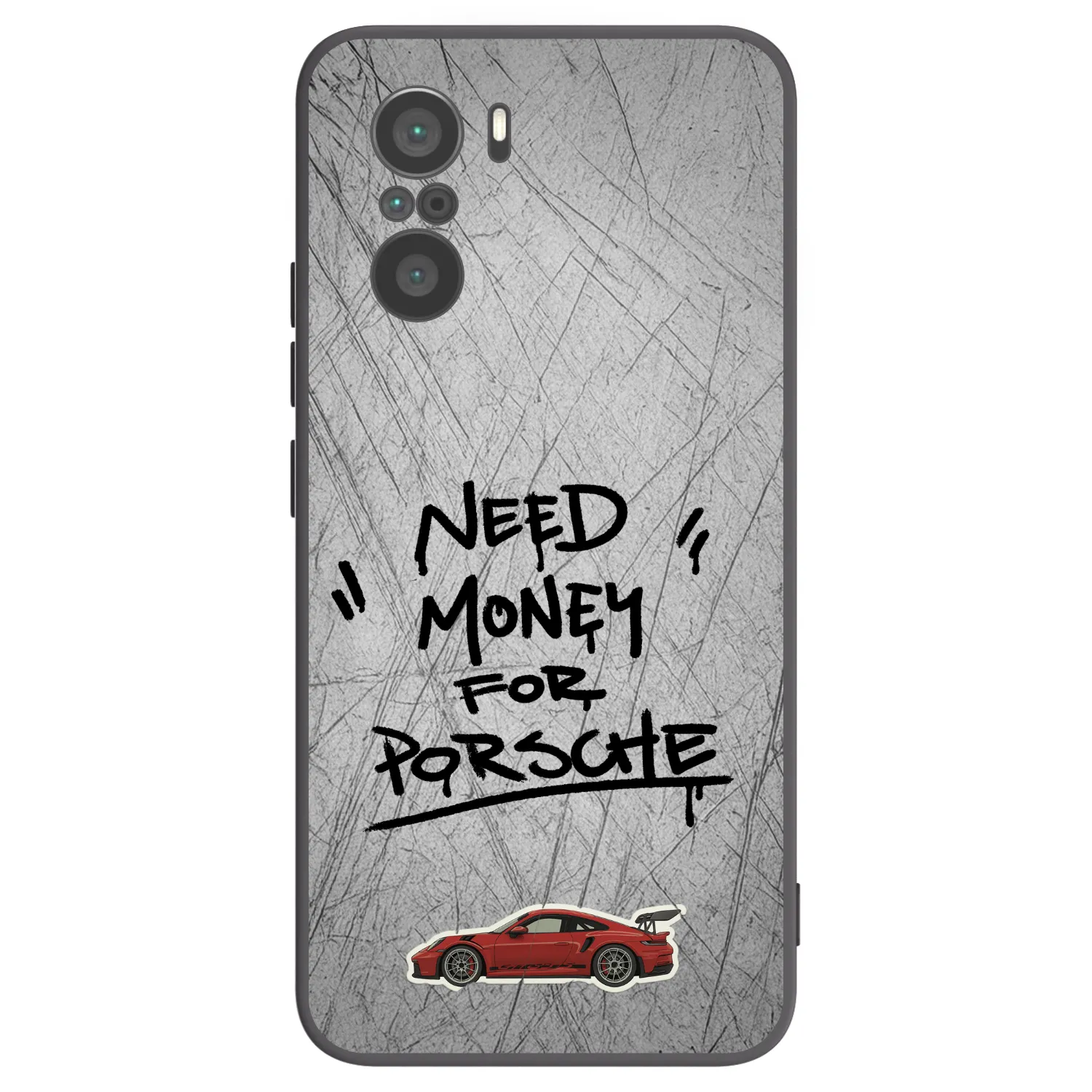Picasee silikonski črni ovitek za Xiaomi Poco F3 - Grey Drift