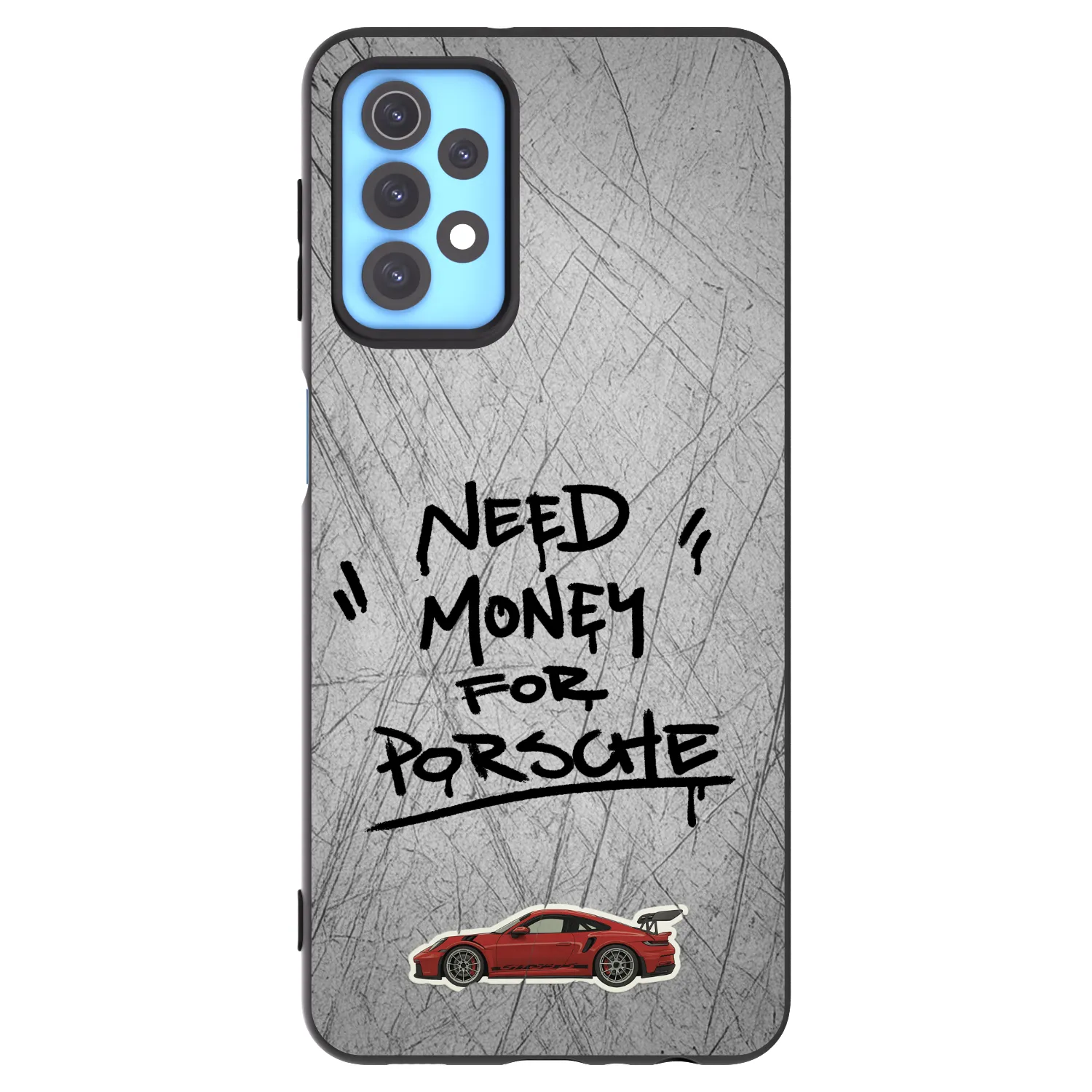 Picasee silikonski črni ovitek za Samsung Galaxy A32 4G SM-A325F - Grey Drift