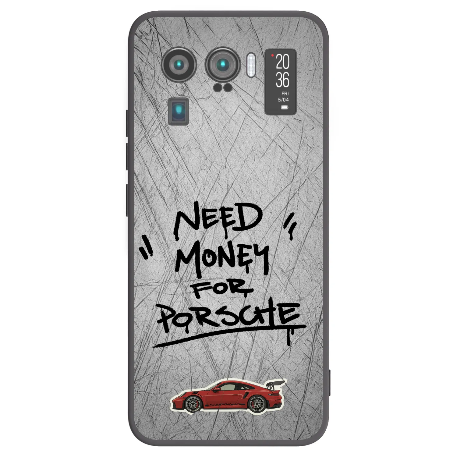 Picasee silikonski črni ovitek za Xiaomi Mi 11 Ultra - Grey Drift
