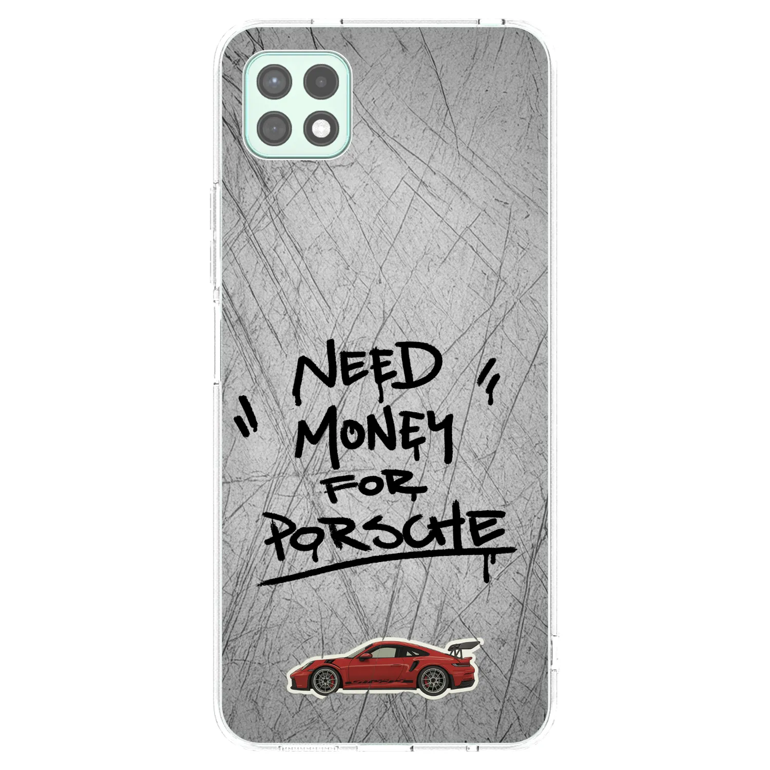 Picasee silikonski prozorni ovitek za Samsung Galaxy A22 A226B 5G - Grey Drift