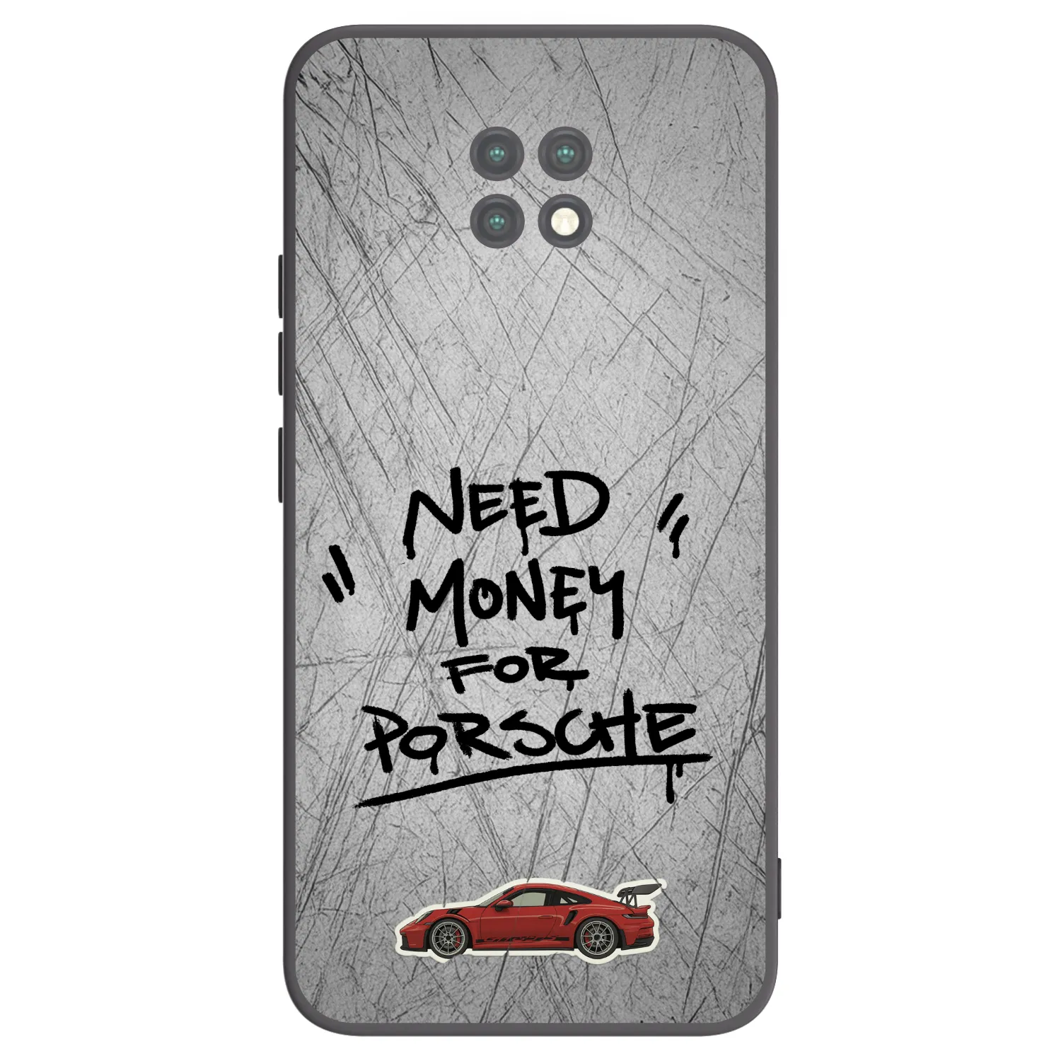 Picasee silikonski črni ovitek za Xiaomi Redmi Note 9T - Grey Drift