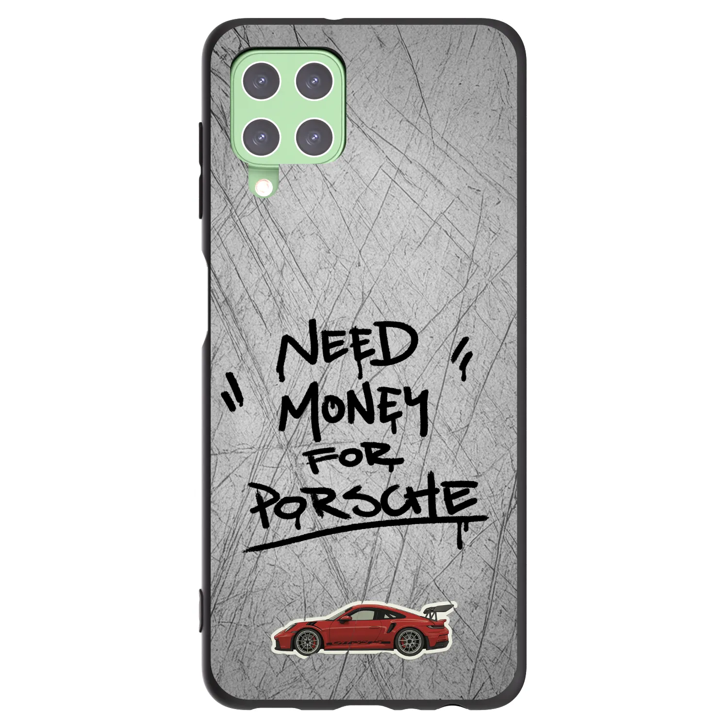 Picasee silikonski črni ovitek za Samsung Galaxy A22 A225F 4G - Grey Drift