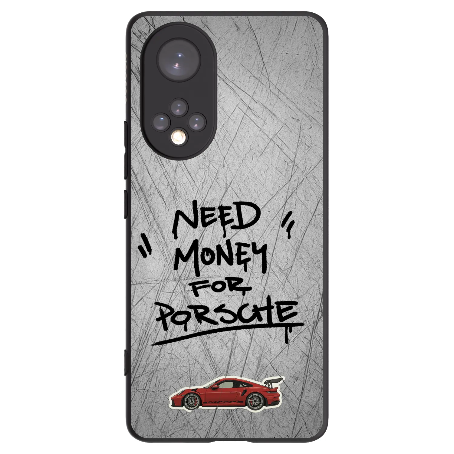 Picasee silikonski črni ovitek za Huawei Nova 9 - Grey Drift