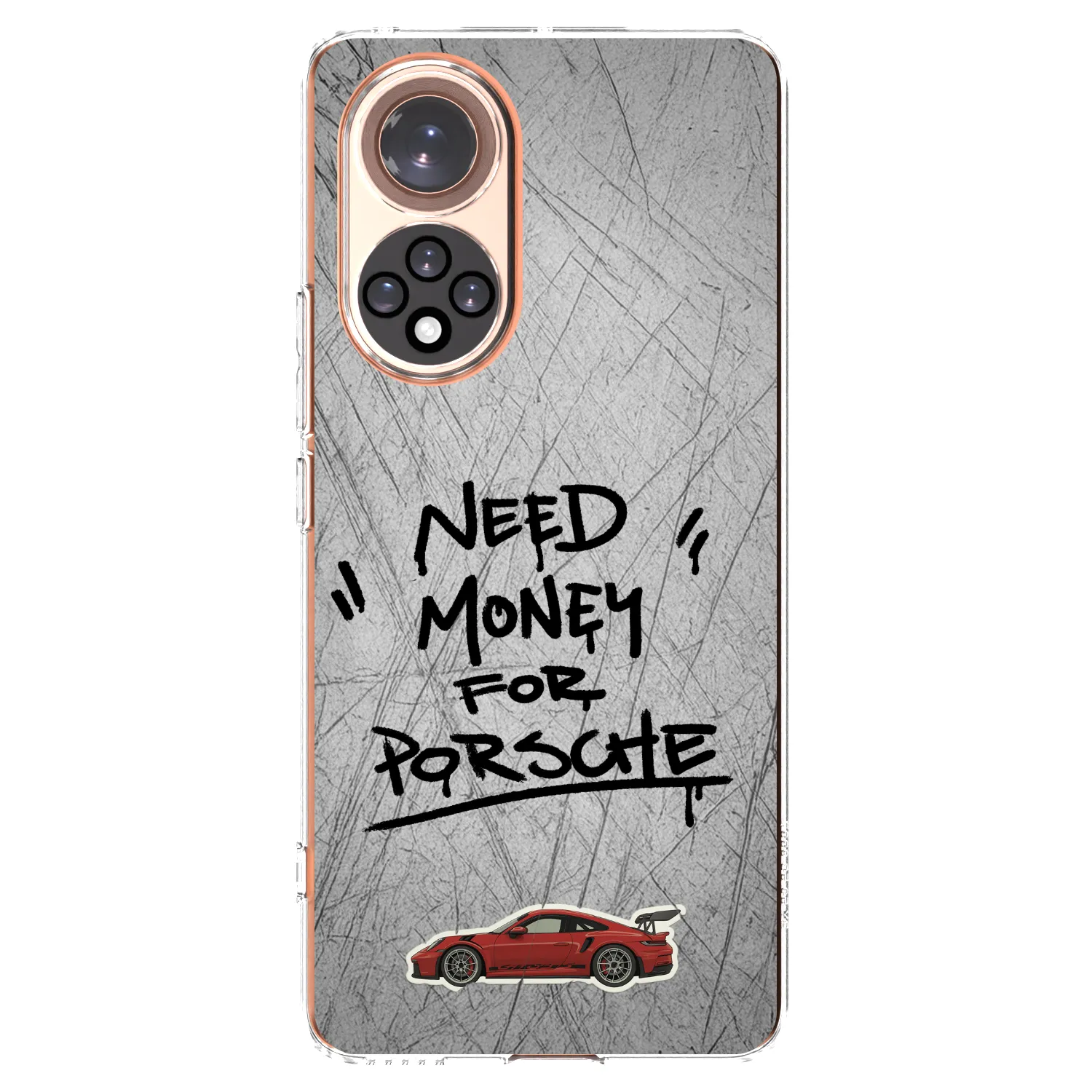 Picasee silikonski prozorni ovitek za Huawei Nova 9 - Grey Drift