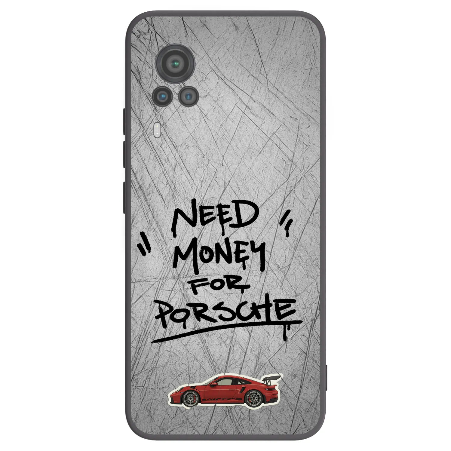 Picasee silikonski črni ovitek za Vivo X60 Pro 5G - Grey Drift