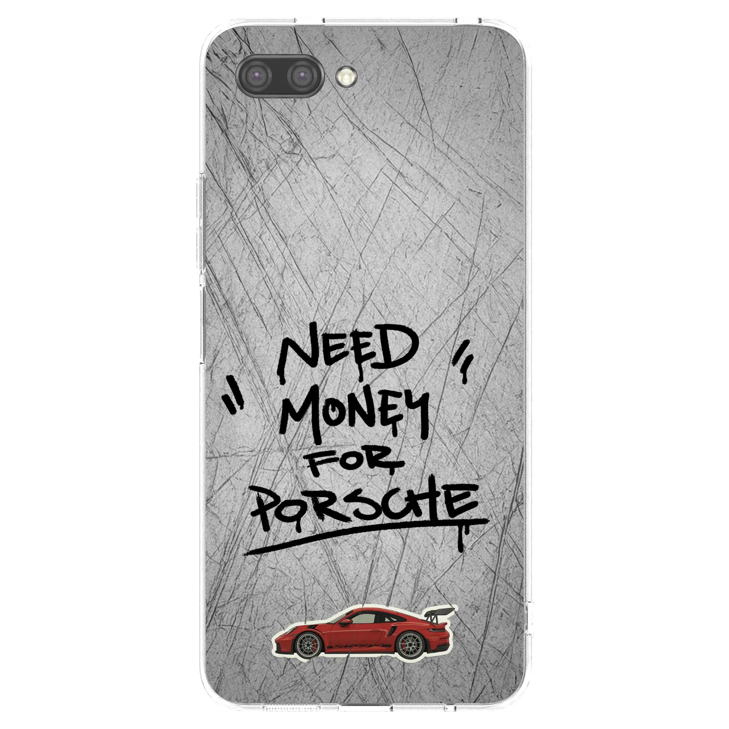 Picasee silikonski prozorni ovitek za Honor 10 - Grey Drift