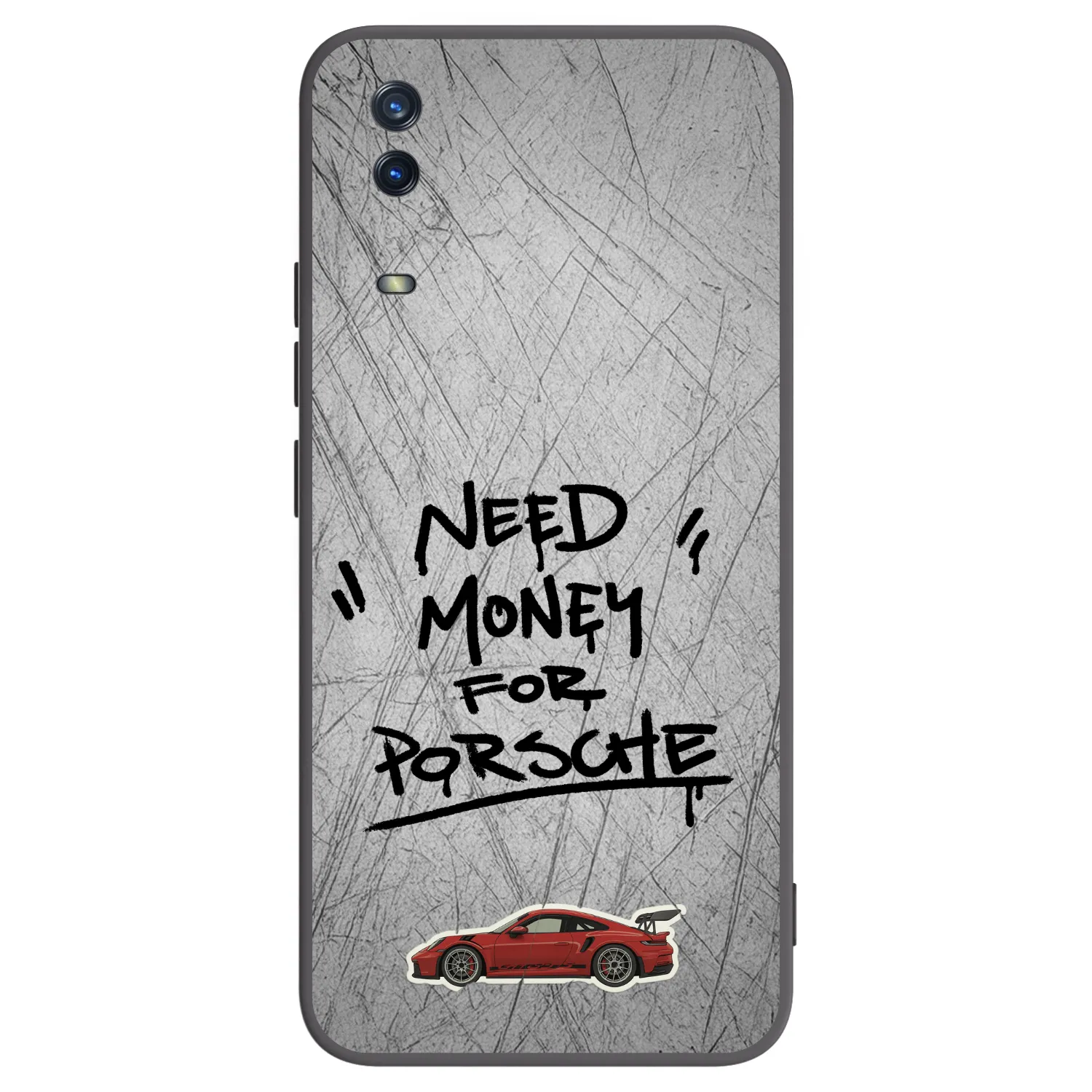 Picasee silikonski črni ovitek za Vivo Y11s - Grey Drift