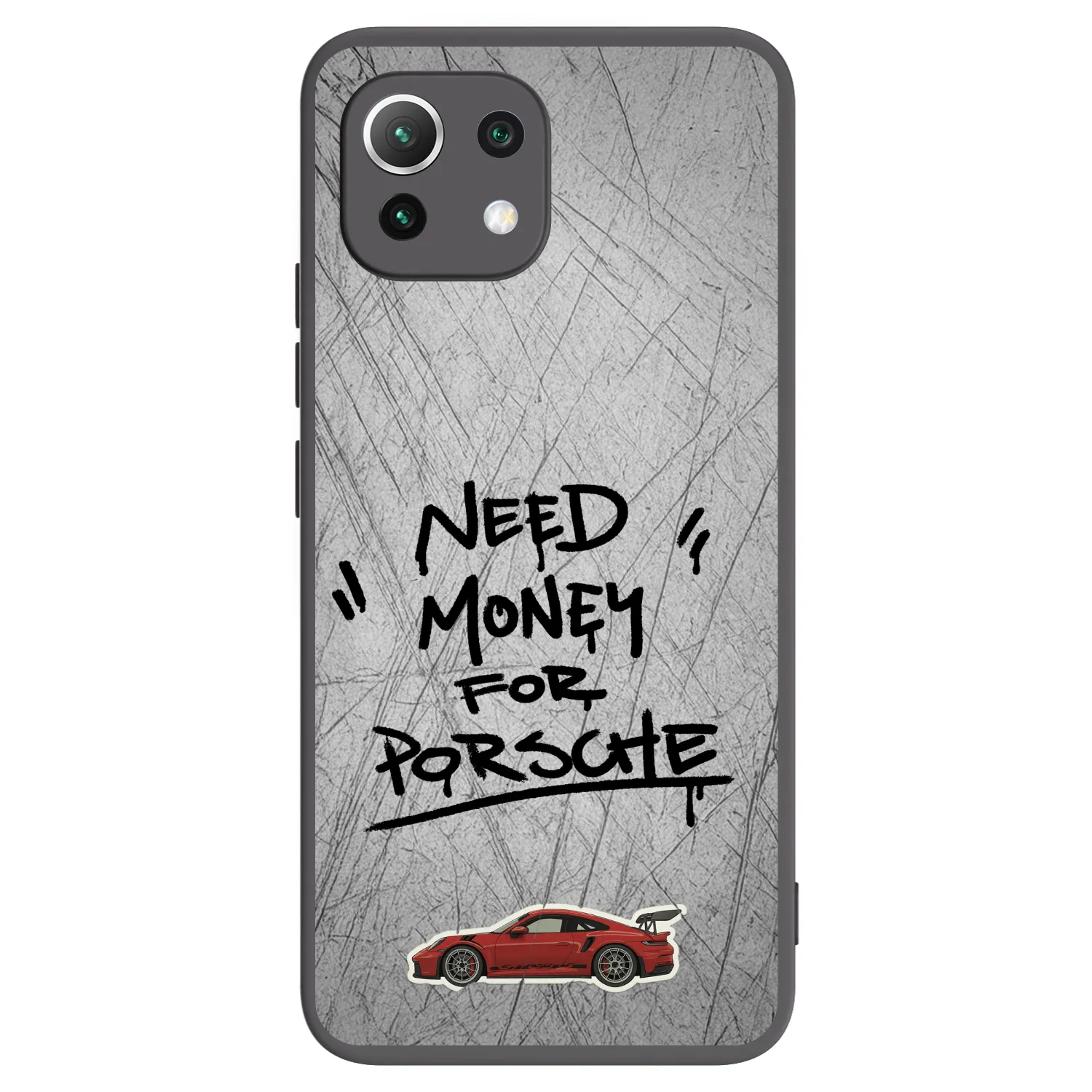 Picasee silikonski črni ovitek za Xiaomi 11 Lite 5G NE - Grey Drift