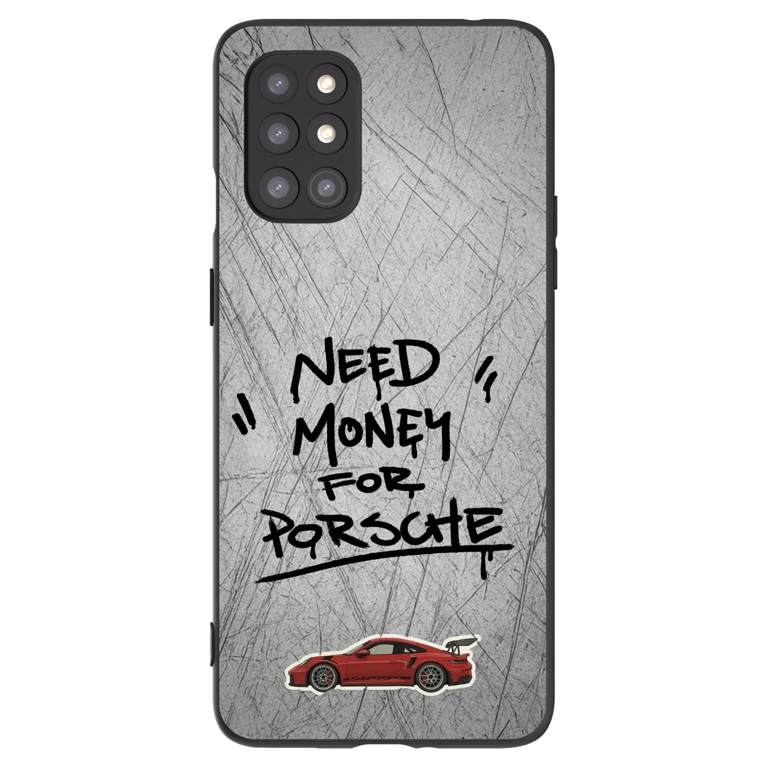 Picasee silikonski črni ovitek za OnePlus 8T - Grey Drift