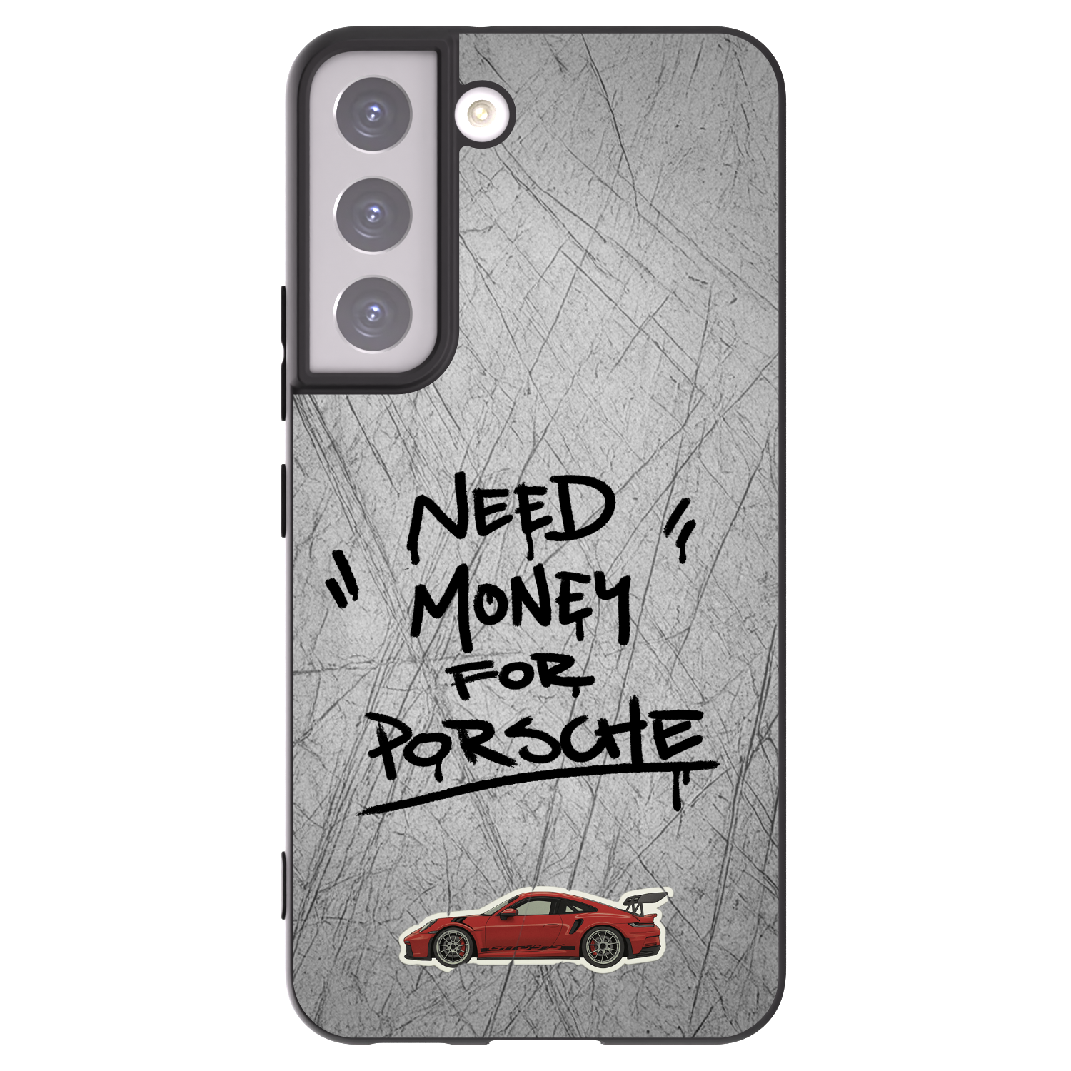 Picasee silikonski črni ovitek za Samsung Galaxy S22 5G - Grey Drift