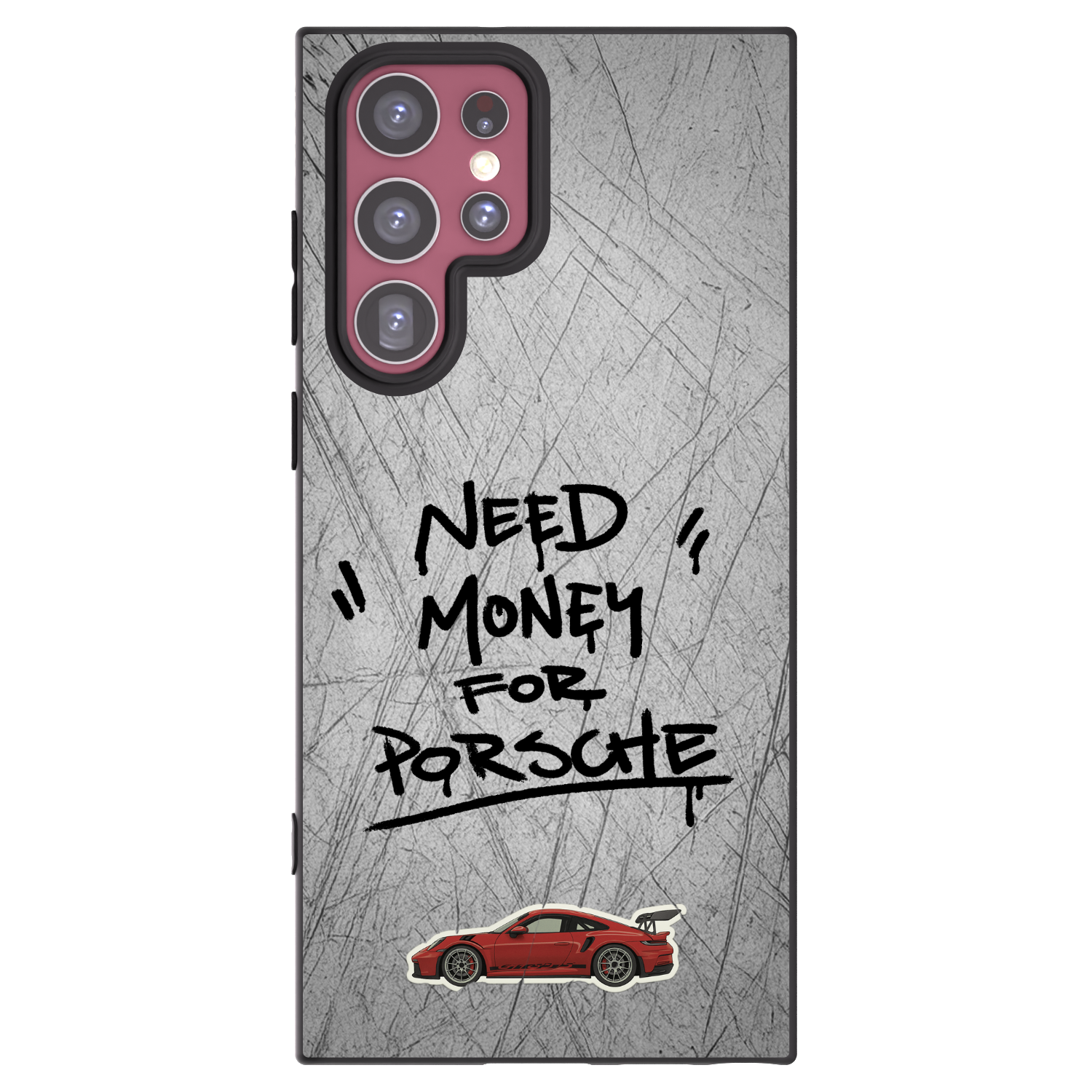 Picasee silikonski črni ovitek za Samsung Galaxy S22 Ultra 5G - Grey Drift