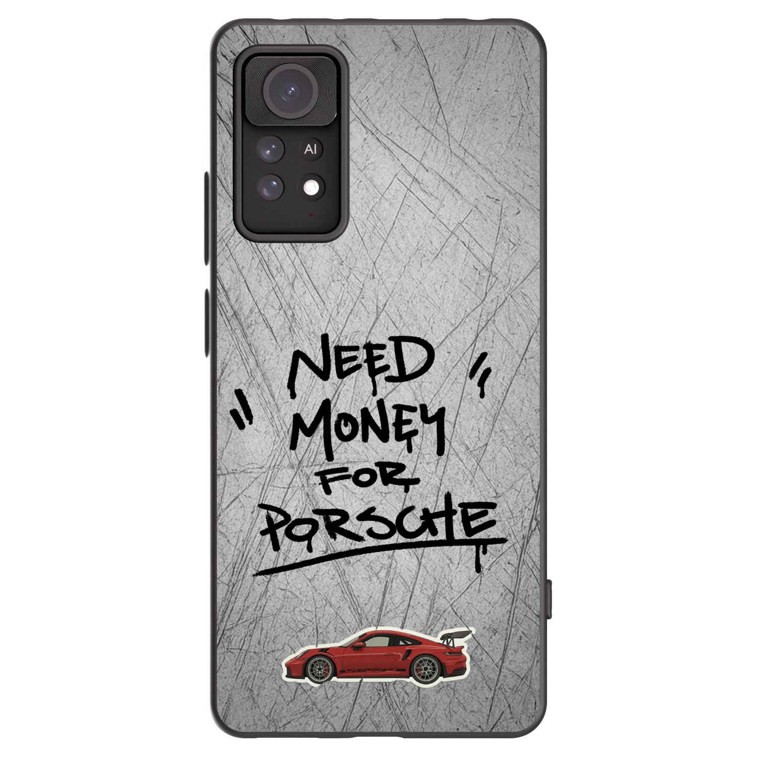 Picasee silikonski črni ovitek za Xiaomi Redmi Note 11 Pro - Grey Drift