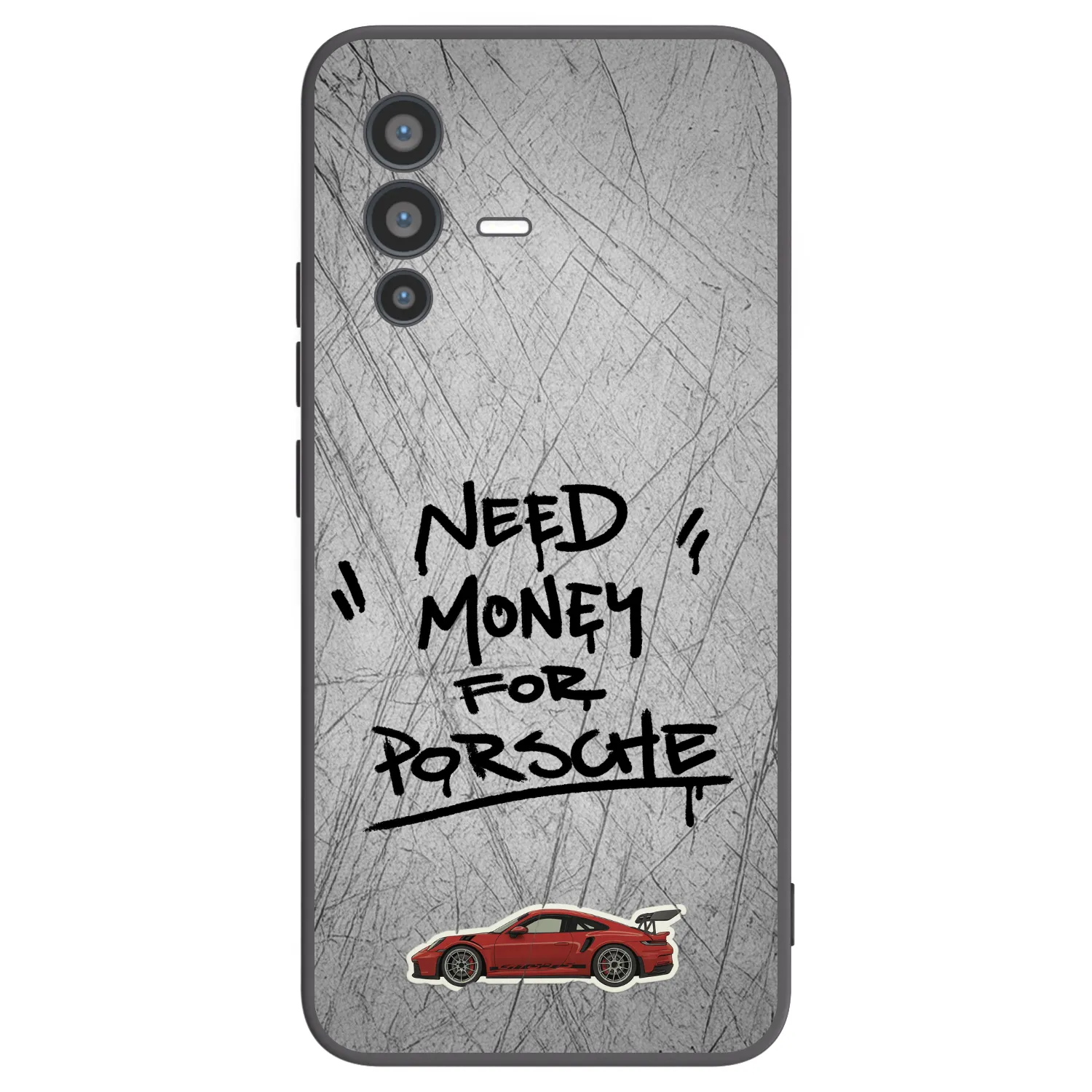 Picasee silikonski črni ovitek za Vivo V23 5G - Grey Drift