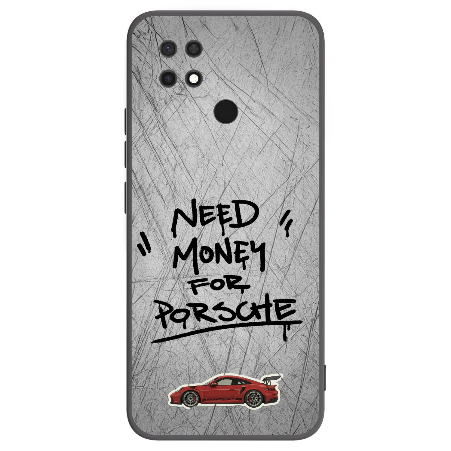 Picasee silikonski črni ovitek za Xiaomi Redmi 10C - Grey Drift