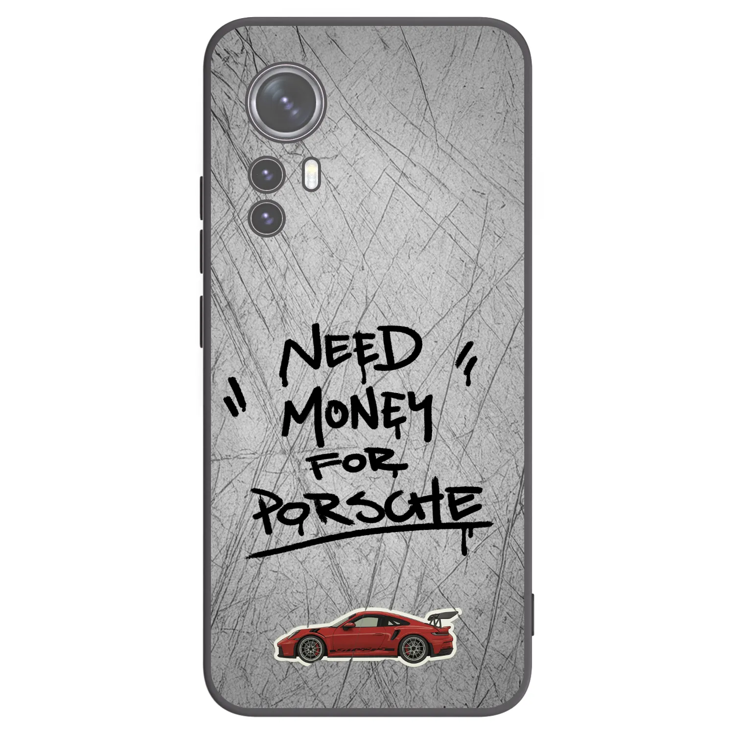 Picasee silikonski črni ovitek za Xiaomi 12X - Grey Drift