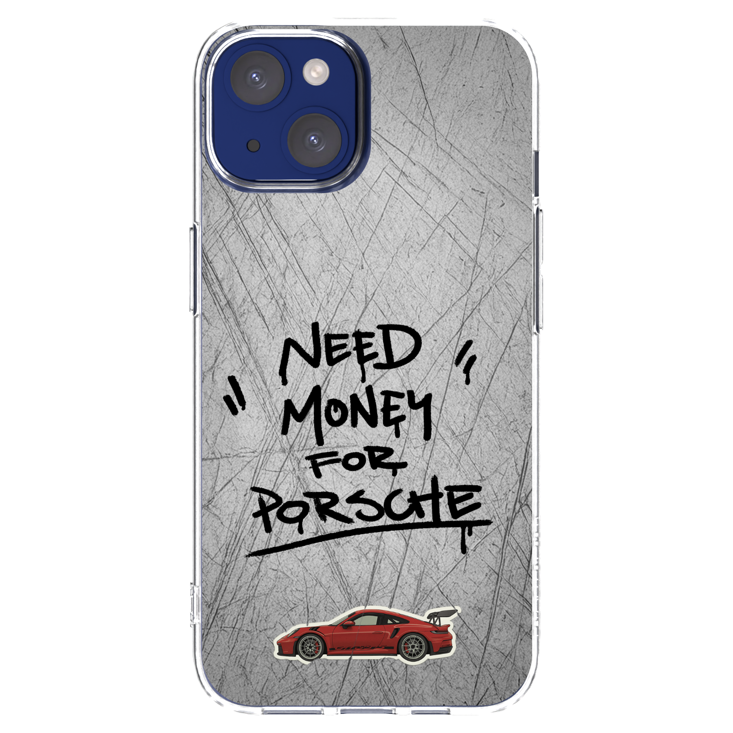 Picasee silikonski prozorni ovitek za Apple iPhone 14 - Grey Drift