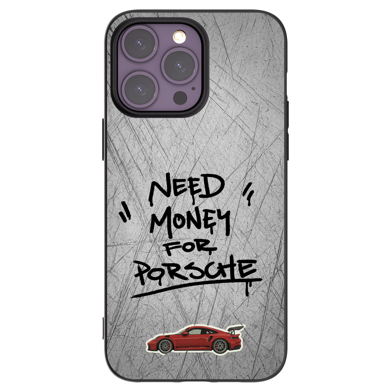 Picasee silikonski črni ovitek za Apple iPhone 14 Pro Max - Grey Drift