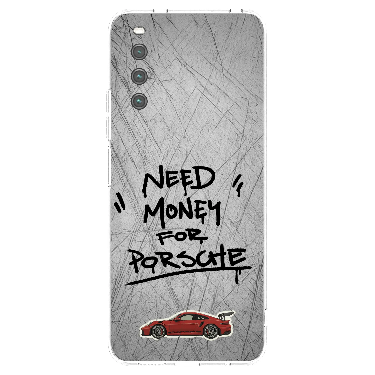 Picasee silikonski prozorni ovitek za Sony Xperia 10 IV 5G - Grey Drift