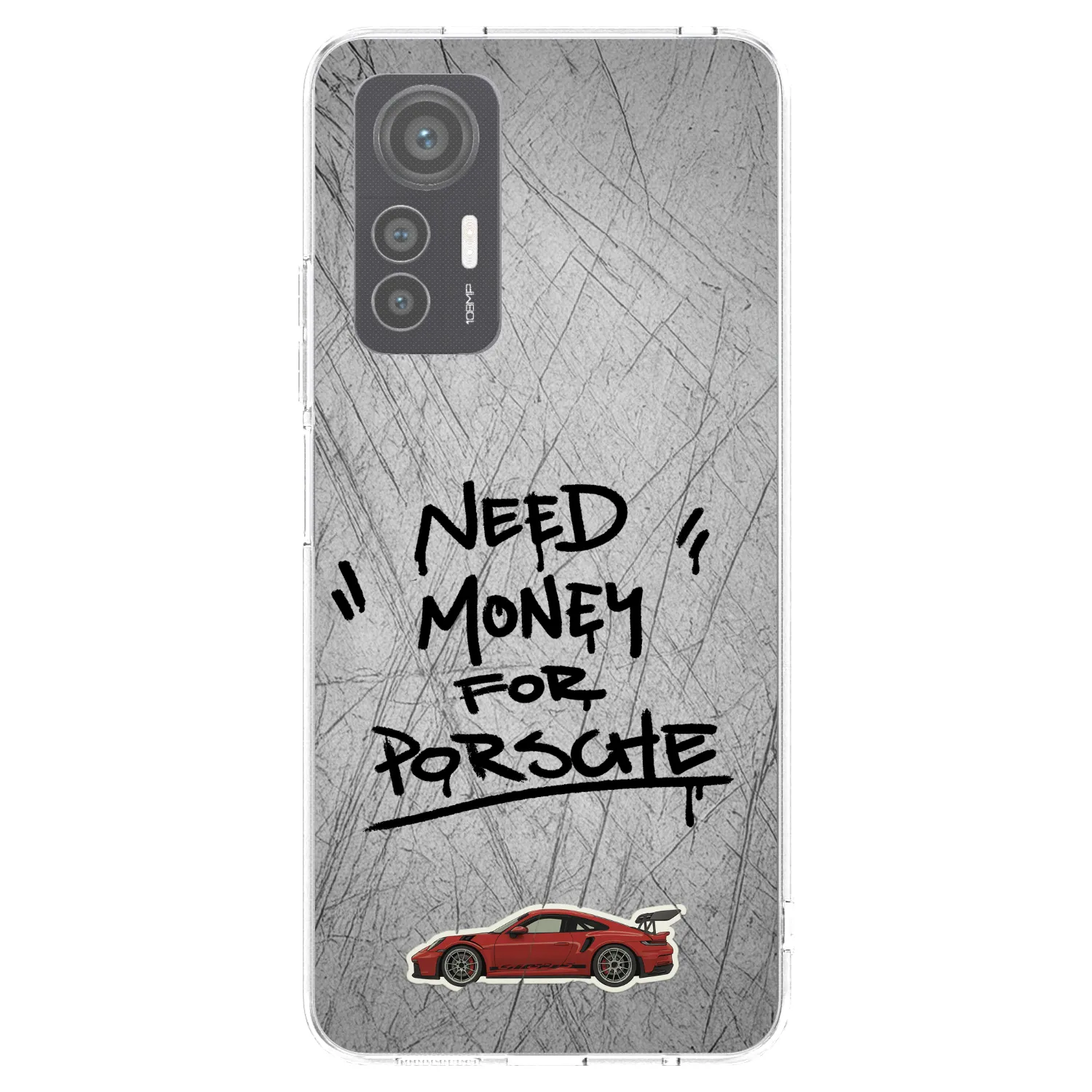Picasee silikonski prozorni ovitek za Xiaomi 12 Lite - Grey Drift
