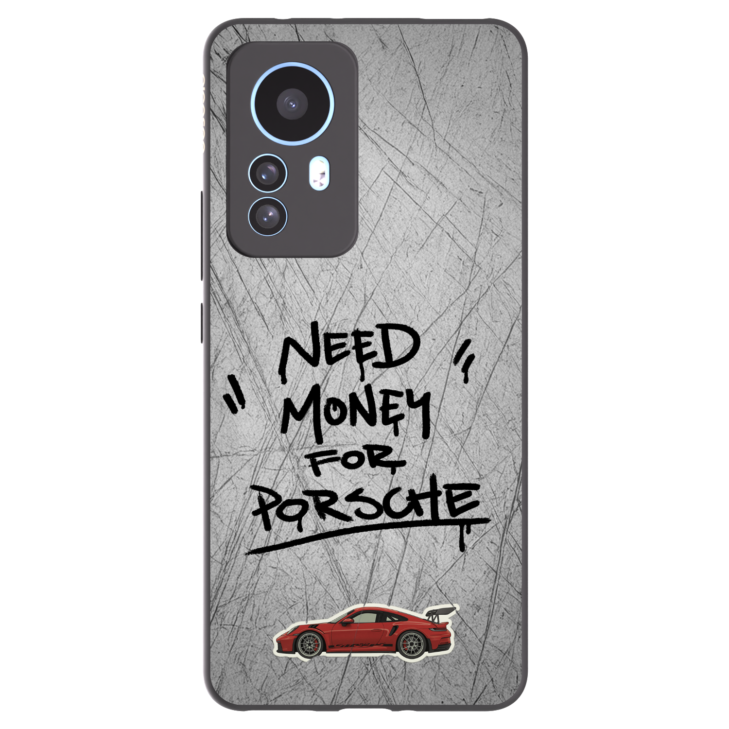 Picasee silikonski črni ovitek za Xiaomi 12T Pro - Grey Drift