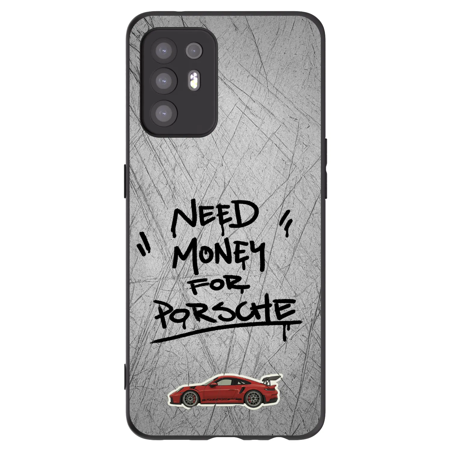 Picasee silikonski črni ovitek za OPPO A94 5G - Grey Drift