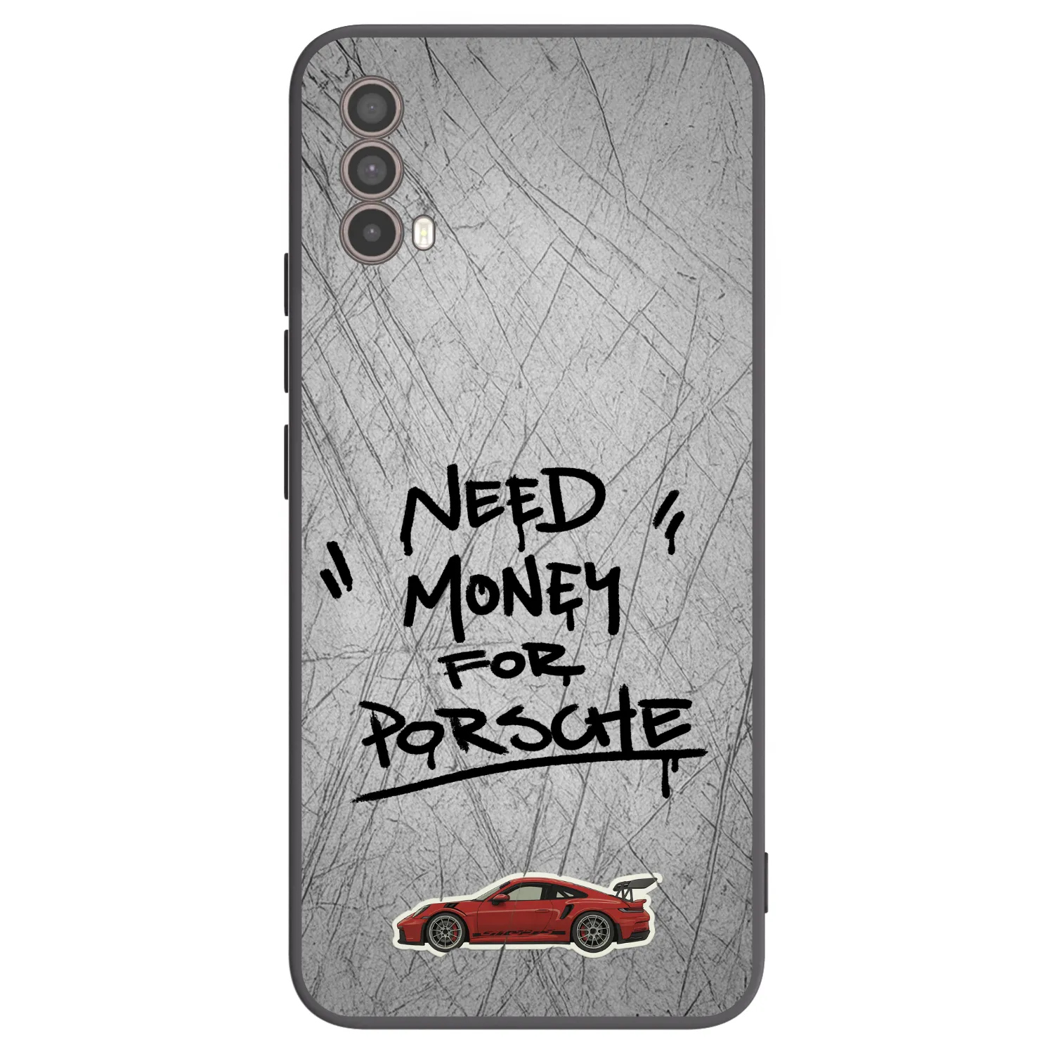 Picasee silikonski črni ovitek za Motorola Moto E40 - Grey Drift