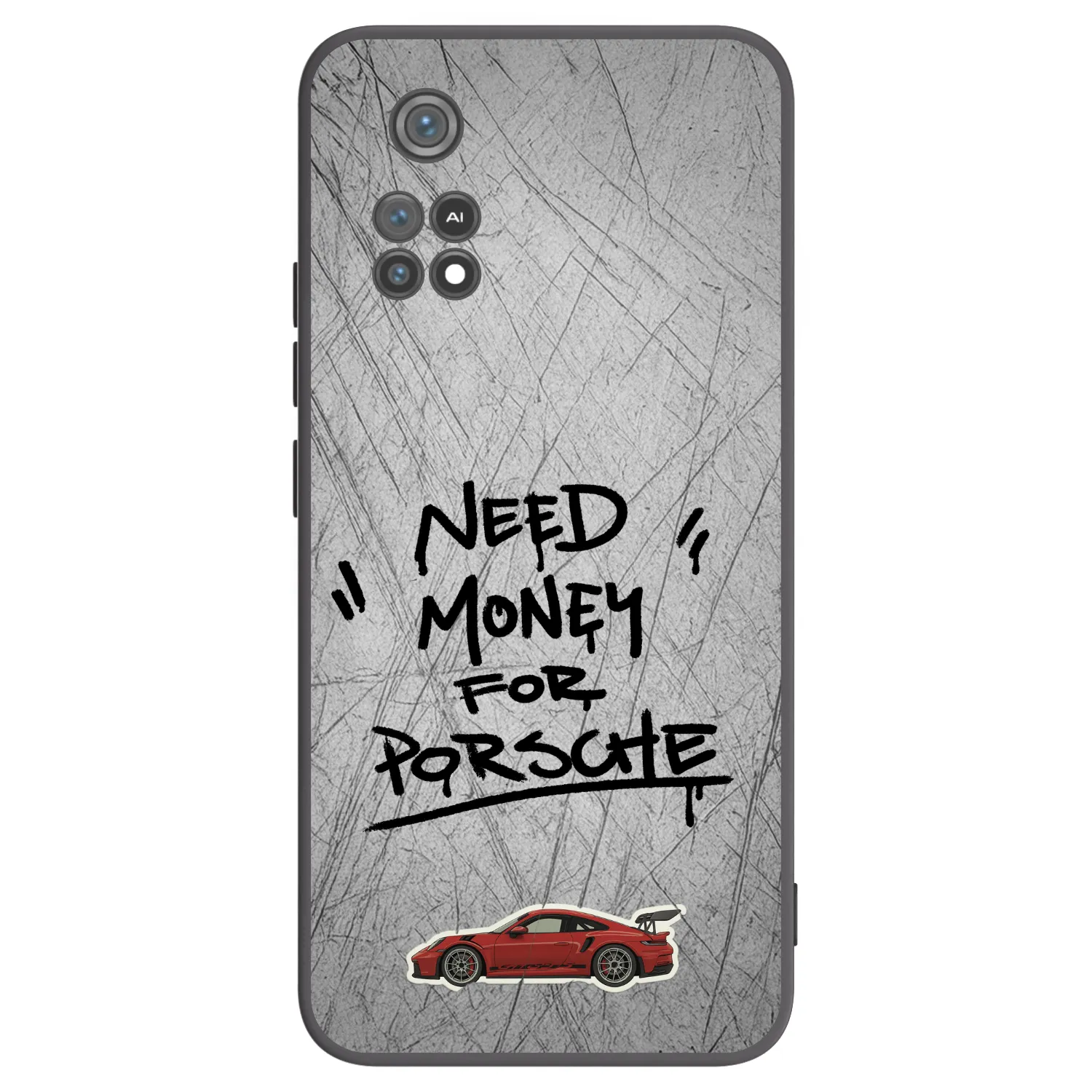 Picasee silikonski črni ovitek za Xiaomi Poco M4 Pro - Grey Drift