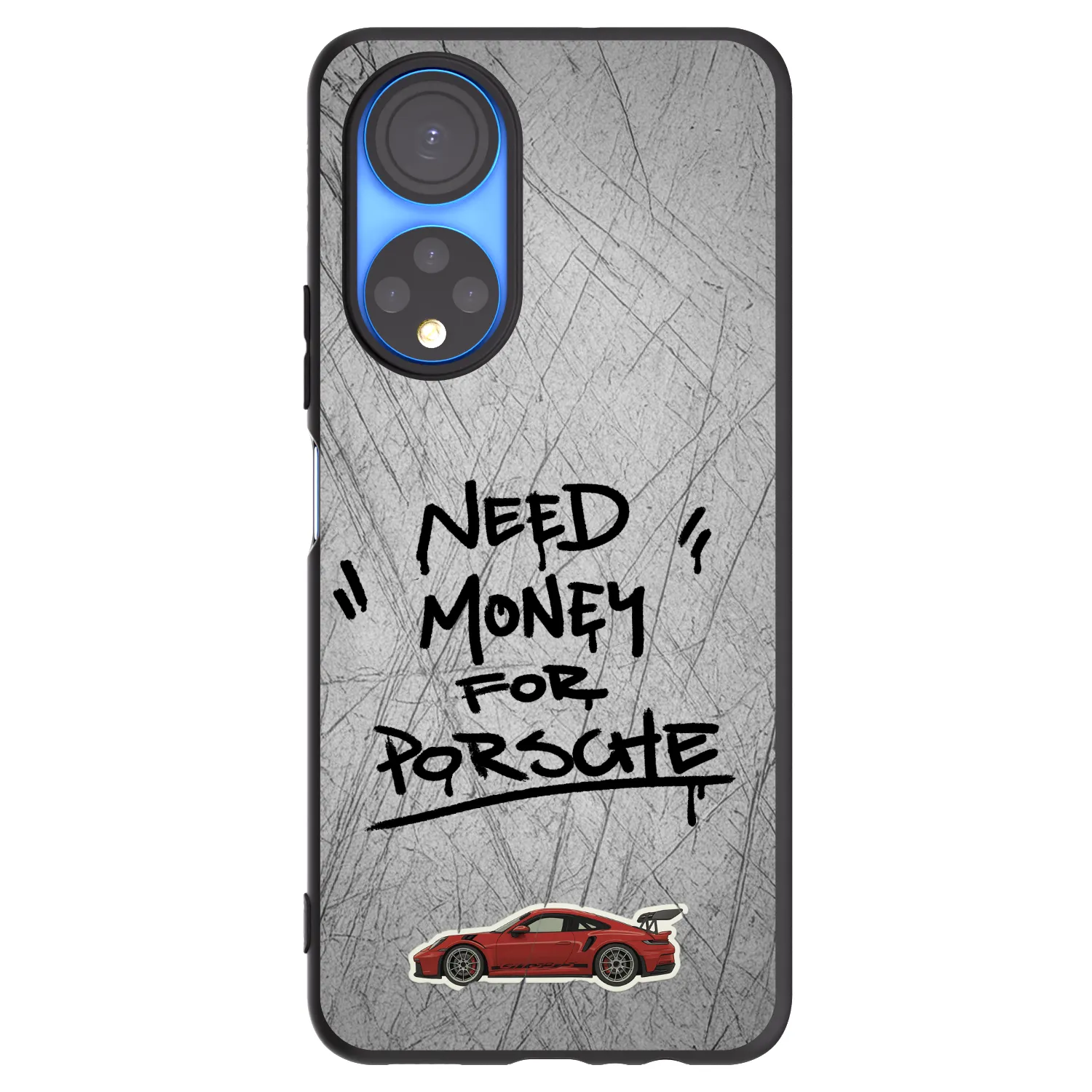 Picasee silikonski črni ovitek za Honor X7 - Grey Drift