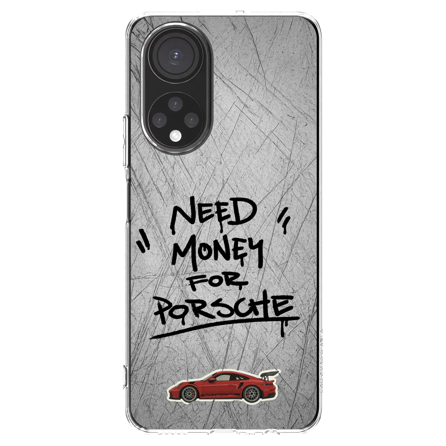Picasee silikonski prozorni ovitek za Honor X7 - Grey Drift