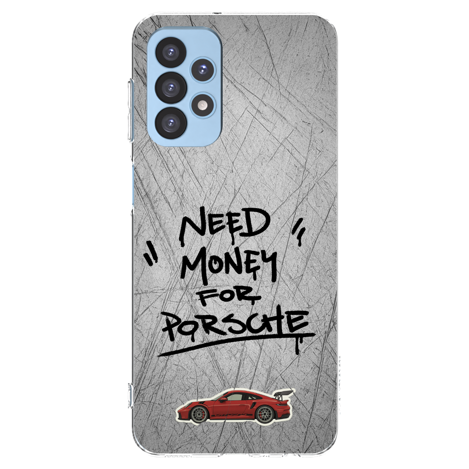 Picasee silikonski prozorni ovitek za Samsung Galaxy A23 A235F 4G - Grey Drift