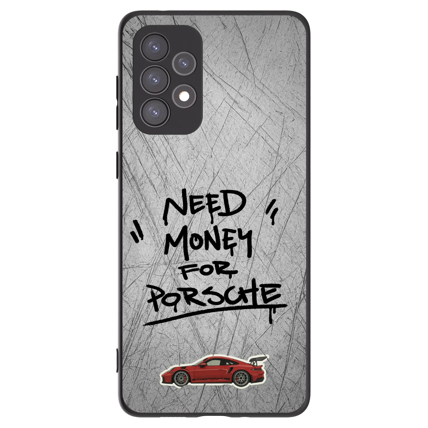 Picasee silikonski črni ovitek za Samsung Galaxy A73 5G - Grey Drift