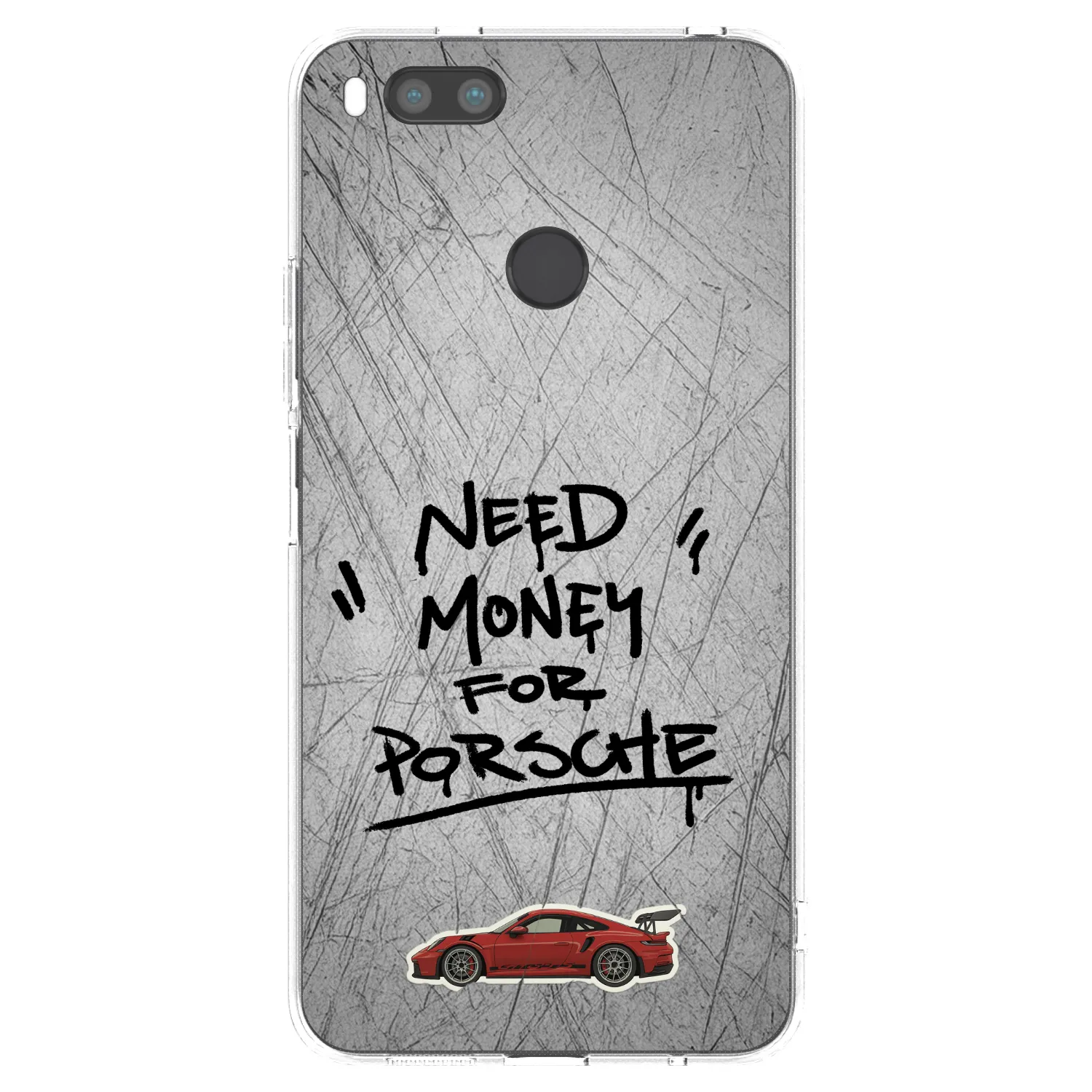 Picasee silikonski prozorni ovitek za Xiaomi Redmi A1 - Grey Drift